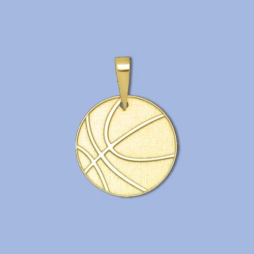 PA0768 au přívěs basketbalový míč, 20 x 20mm